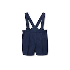 Baby Double G wool flannel overall