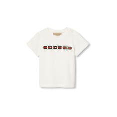 〔ベビー〕プリント コットン Tシャツ