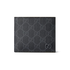 Dark green interior bi-fold wallet