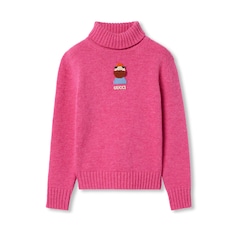 Children's turtleneck wool top