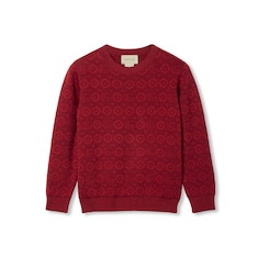 Children's Double G wool viscose sweater