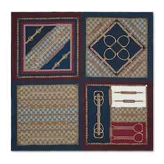 Printed silk twill carré