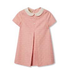 Children's GG wool flannel dress