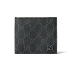 Cartera con dos pliegues e interior gris