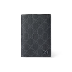 GG passport case with grey interior
