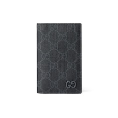 Grey interior GG long card case