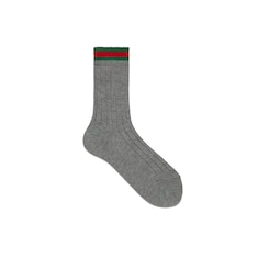 Kindersocken aus gerippter Baumwolle mit Web