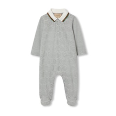 Baby cotton piquet one-piece