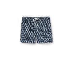 Short de bain en nylon a imprime Gucci maxi en bleu marine GUCCI FR