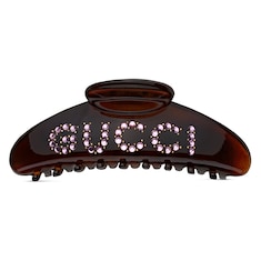 'GUCCI' hair clip with crystals