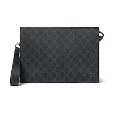 GG pouch with dark green trim