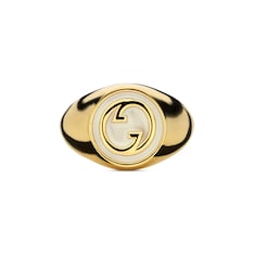 Anillo esmaltado Gucci Blondie