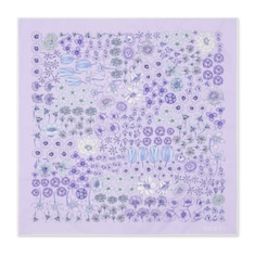 Printed cotton pocket square