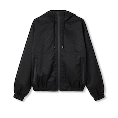 Lightweight GG nylon jacquard jacket