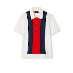 Polo en maille éponge de coton mélangé