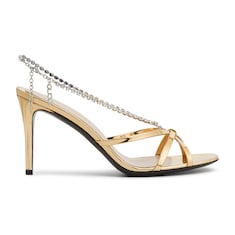 Women's crystal chain sandal