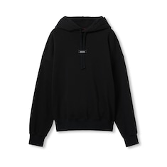 Cotton jersey hooded sweatshirt