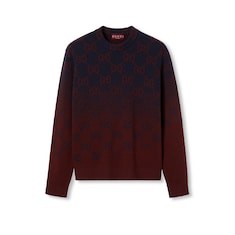 GG degradé wool jacquard sweater