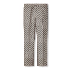 GG linen blend canvas pant