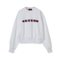 Sweat-shirt en jersey de coton imprimé