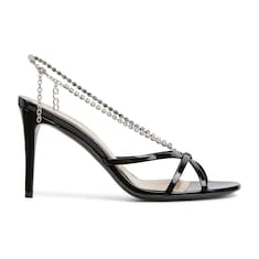 Women's crystal chain sandal