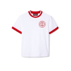 Cotton jersey T-shirt with embroidery