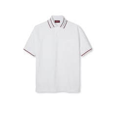 Cotton piquet polo shirt 