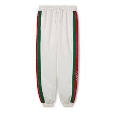 Pantalone da jogging in neoprene con nastro Web