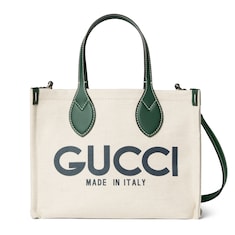 Small tote bag with Gucci print