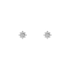 Clous d’oreilles en diamant 18 carats Gucci Flora