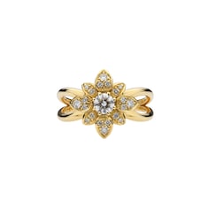 Bague avec diamant 18 carats Gucci Flora