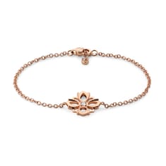 Bracelet chaîne en diamant 18 carats Gucci Flora