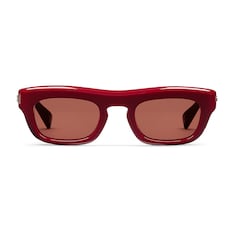 Rectangular frame sunglasses