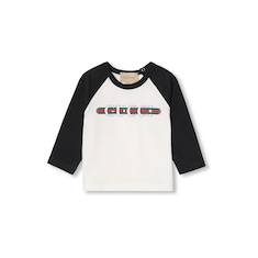 〔ベビー〕プリント コットン Tシャツ