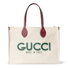 Large tote bag with Gucci print