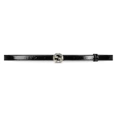 Ceinture fine avec boucle GG ronde