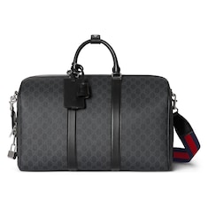 Funda de lona grande bordada