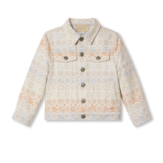 Children's Double G cotton jacket