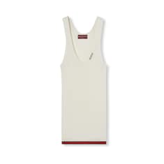 Tanktop aus gerippter Seide