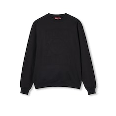 Cotton jersey sweatshirt with embroidery