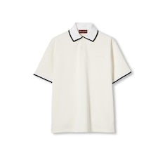 Cotton piquet polo shirt