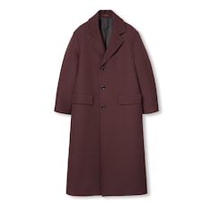 Technical wool coat