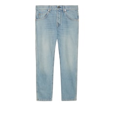 Pantalón Estrecho de Denim