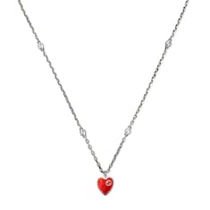 Gucci Heart necklace with Interlocking G 