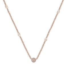 Collier GG Marmont avec fleur et Double G