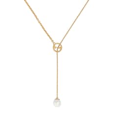 Collar Gucci Blondie con perla tipo gota