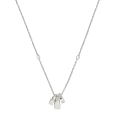 Diagonal Interlocking G necklace
