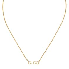 'GUCCI' letter necklace