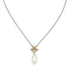 Collier abeille avec perle