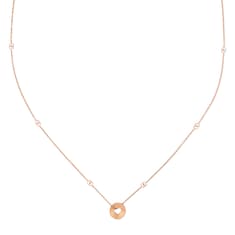 Icon 18k heart necklace